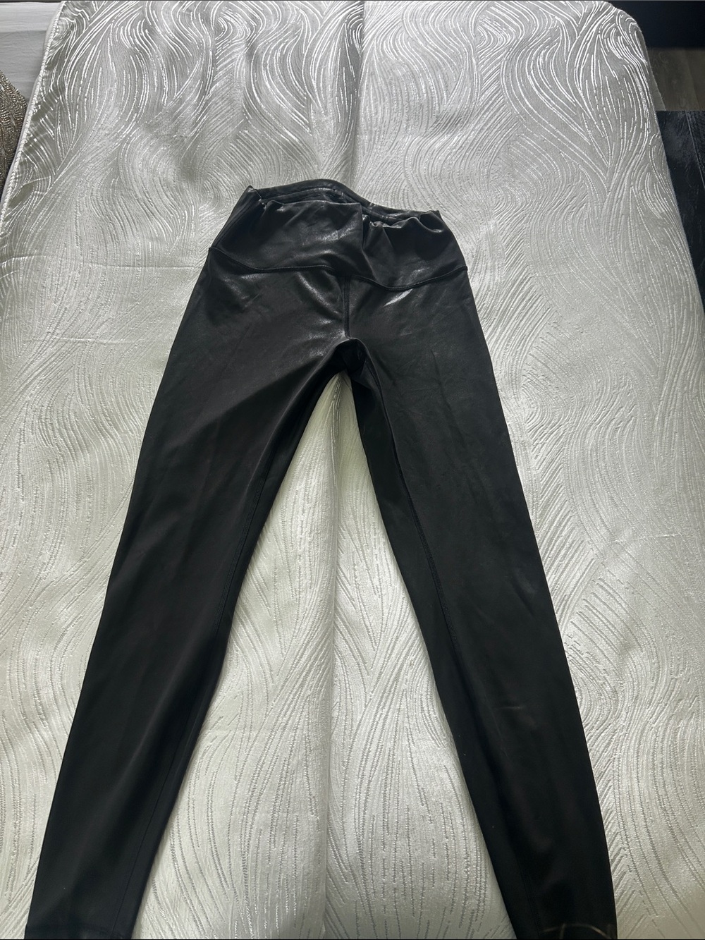 lululemon athletica Black Shiny Active Leggings